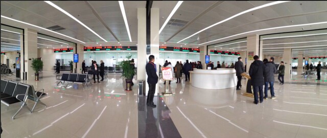 泰州黃橋政務(wù)服務(wù)中心100窗口排隊(duì)叫號(hào)系統(tǒng)、觸摸查詢系統(tǒng)